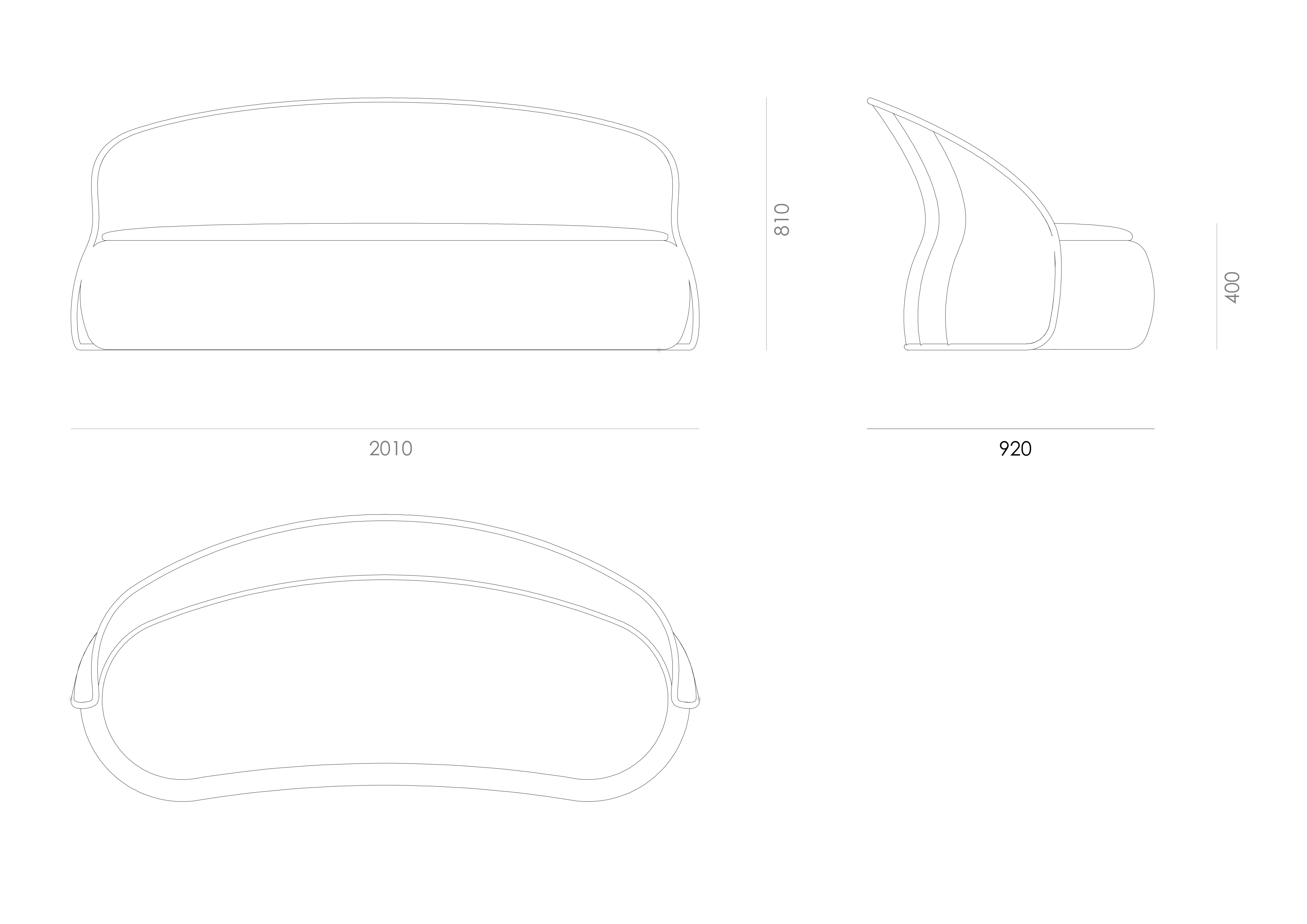 detail Calla Sofa 3 Seater